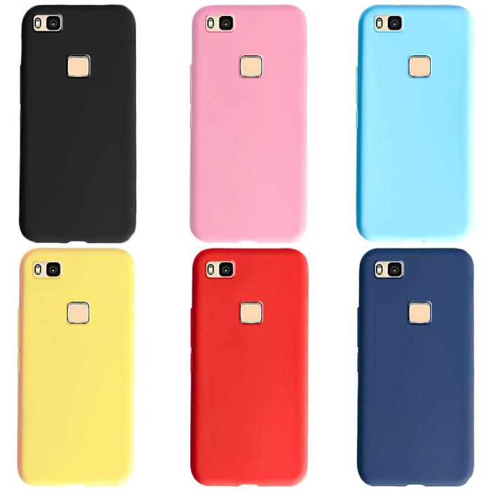 For Huawei P9 Lite Case Matte Candy TPU Back Cover For Huawei P9 Lite