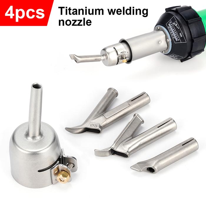 4pc Triangle Speed Welding Nozzle Y Type Hot Air Blower Head Heat Torch Welding Tip for Vinyl Plasti