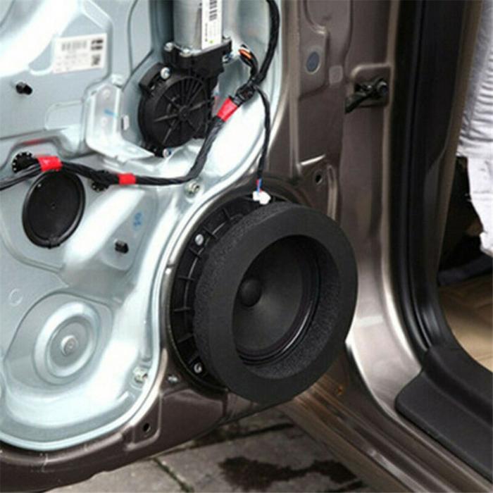 Woofer 6.5 "Pintu Mobil Cincin Kedap Suara Busa Pad Woofer Speaker
