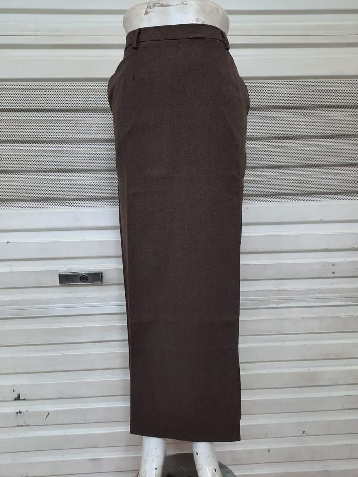 GUYS BELII Rok kerja kantor wanita model span warna abu tua, coksu tua, milo, mocca, hitam cream, co