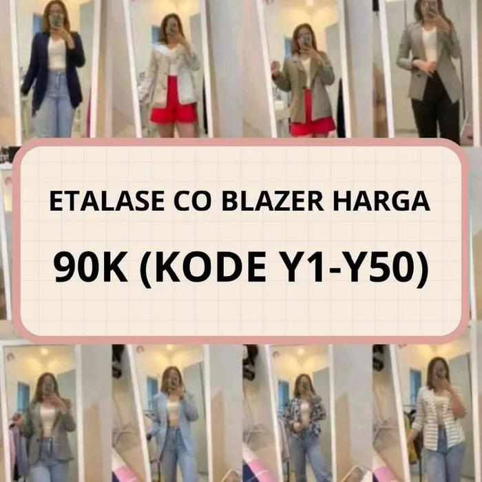 BLAZER WANITA 90K (KODE Y1-Y30)