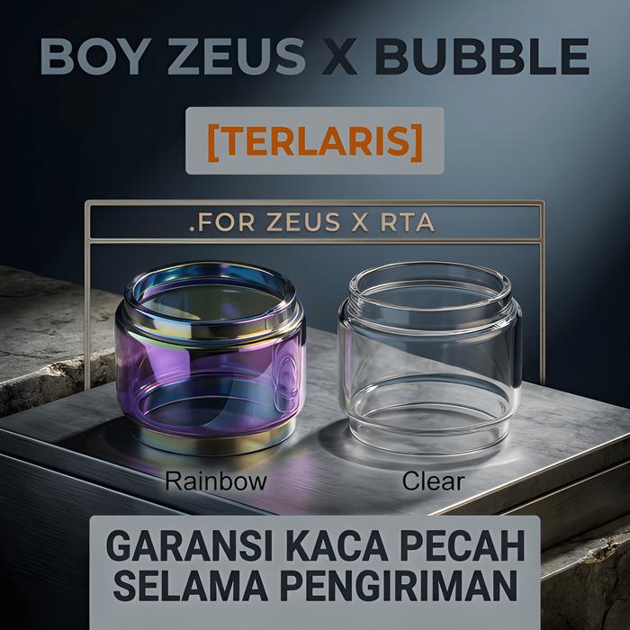 REKOMENDASI Fat Boy ZEUS X RTA Replacement Glass | kaca cembung bubble