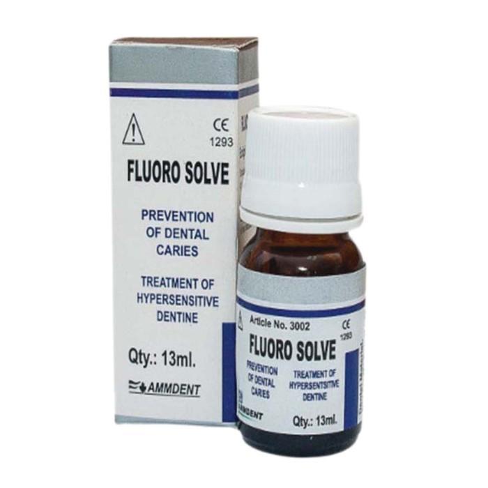 Ammdent Topical Fluoride Solution Dental Fluorosolve 13ml