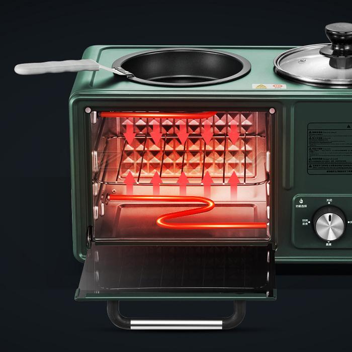 8L Electric Breakfast Machine Four-In-One Multifunctional Breakfast