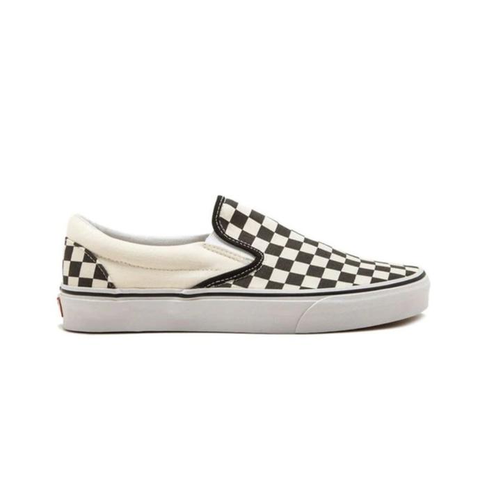 Sepatu Slip On Catur Hitam Putih 100% Ori Pria/Wanita