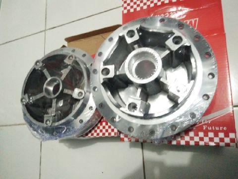 TROMOL SET MOTOR MX KING CHROME