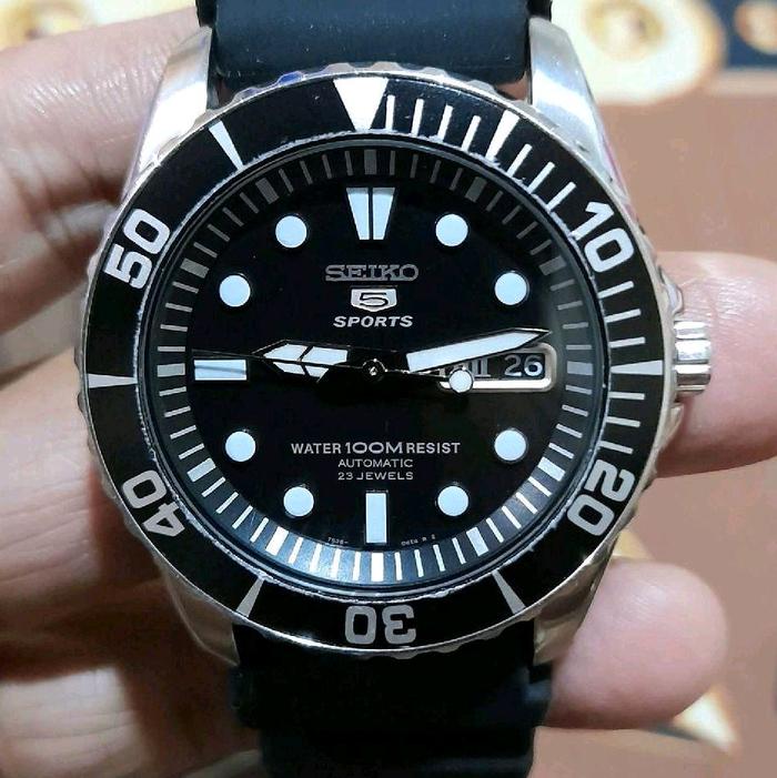 seiko sea urchin seiko 5 sport sea urchin snzf17k1 original seken bekas preloved