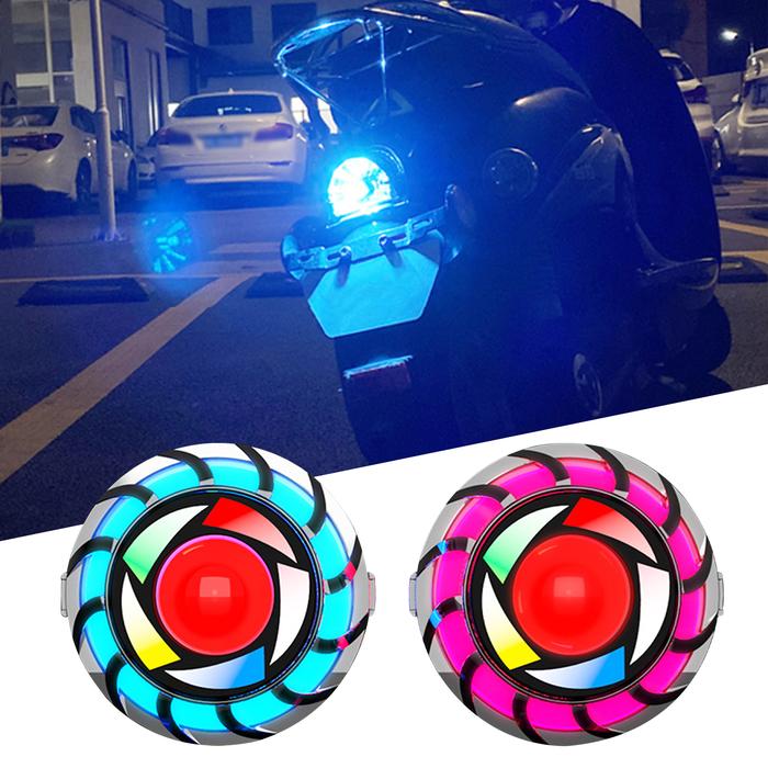 Lampu Motor Universal 12V Lampu Kilat Strobo Lampu LED Rem Sepeda