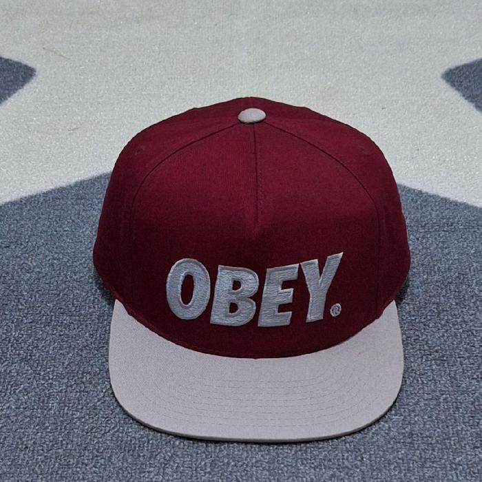 topi obey snapback second 2 warna