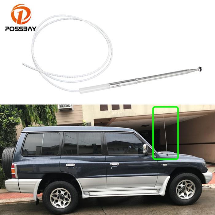Antena Mobil untuk Mitsubishi Pajero 2000-2006 6 Daya Hisap Tiang