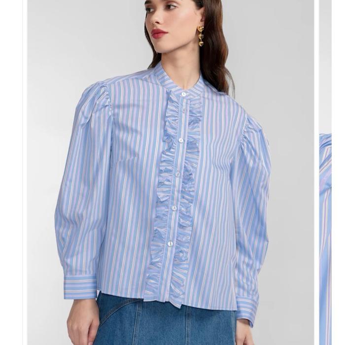 preloved benang jarum blouse