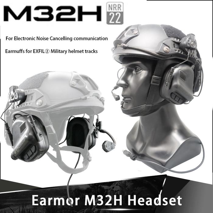 Earmor Anti Noise Headphones Tactical M32H Headset Military Aviation