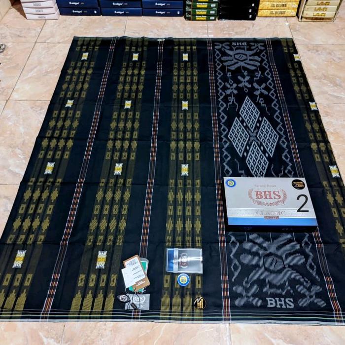 sarung bhs tenun asli bahan berkualitass Pria Dewasa Kain Muslim Motif