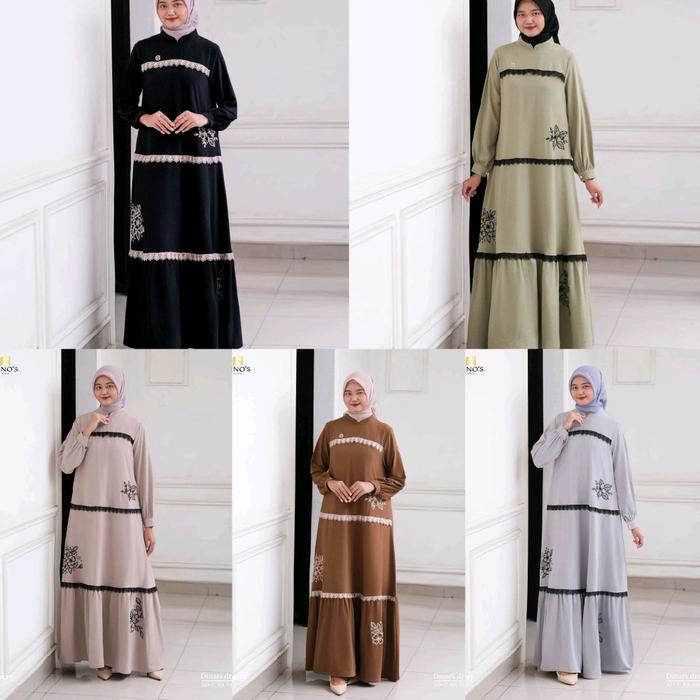 GAMIS DRESS DINARA ORI PREMIUM BY NINOS