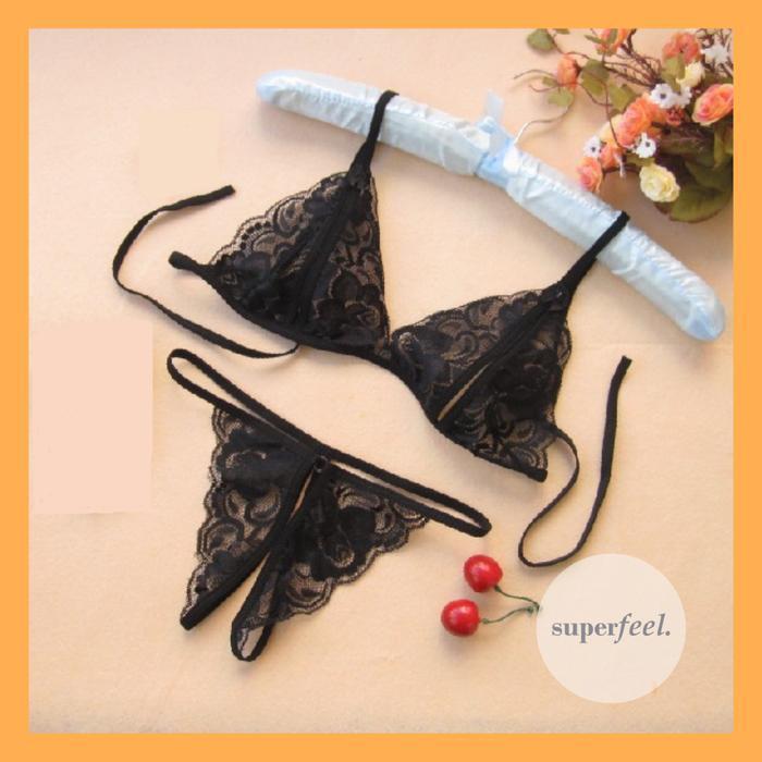 DISKON SFL JAPANESE BRA SET LINGERIE WANITA BROKAT SEXY BH CD HOT SEKSI 523