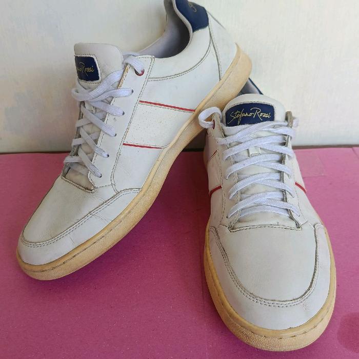 Preloved Sepatu STEFANO ROSSI UOMO Casual Leather #43 / 27.5cm