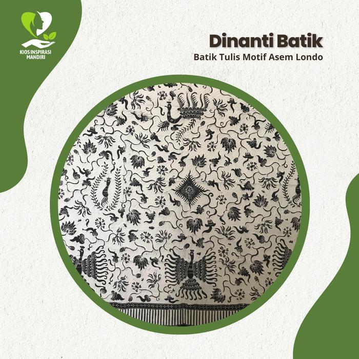 Batik Tulis Motif Asem Londo Baground Cocohan - Dinanti Batik