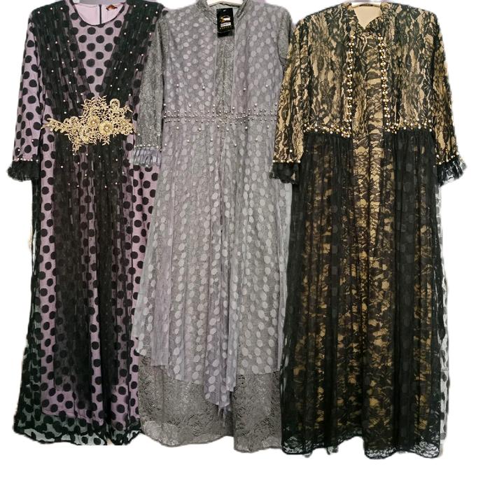 Baju Yesaya brukat kc>gamis lebaran>kondangan. Dress Cantik