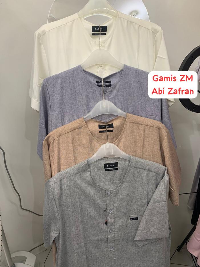 ELZATTA Gamis Koko ZM ABI ZAFRAN - Jubah Gamis Pria - ELZATTA Gamis Pria Kaftan Pria