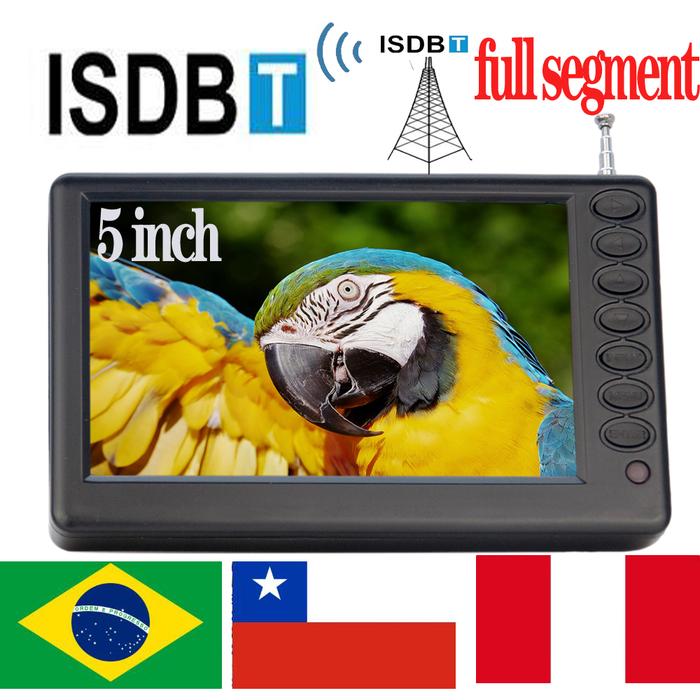 LEADSTAR Rechargeable 5 Inch ISDB T Portable Mini Digital Tv With
