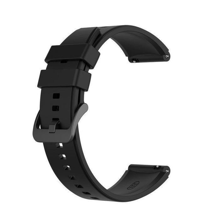 Strap Supercalla Onyx Rubber Tali Jam Tangan - Hitam, Supercalla Onyx