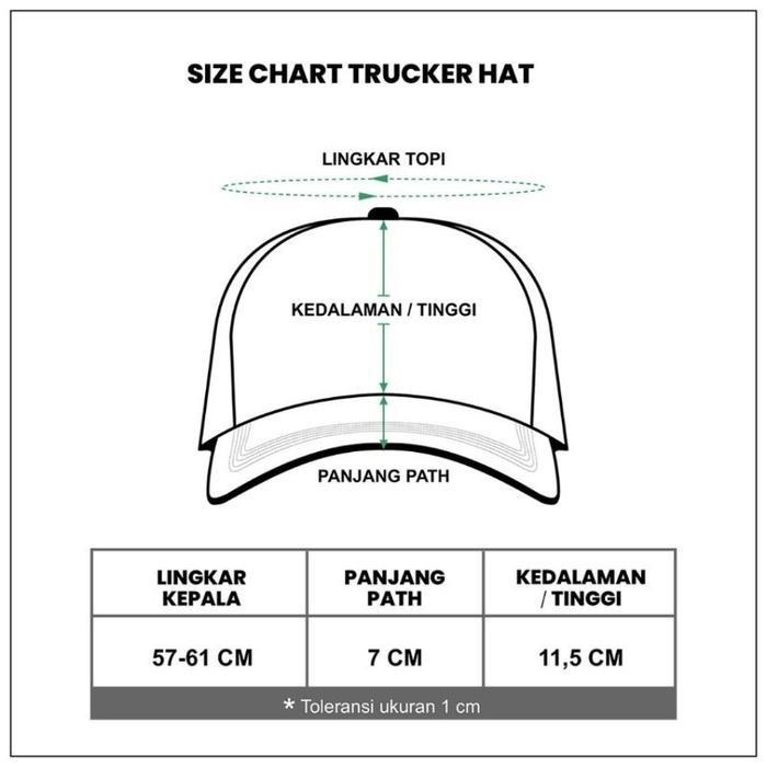 QiLa Apparel Topi Trucker GOJEK - Topi Distro GOJEK Logo - Topi OJOL GOJEK Premium - Topi Jaring Pri