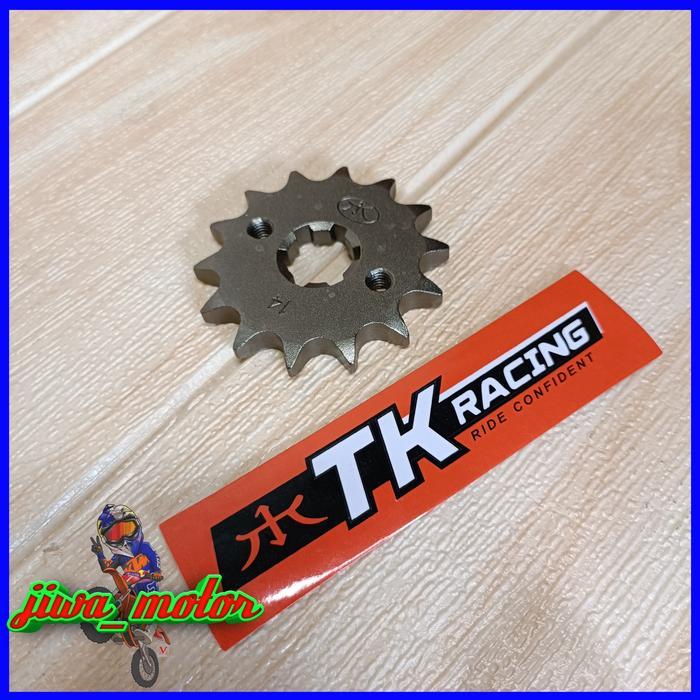Gear Set Tk Racing 428 Vixion R15 Byson Mx King Xabre Rantai Gold Tk #Gratisongkir