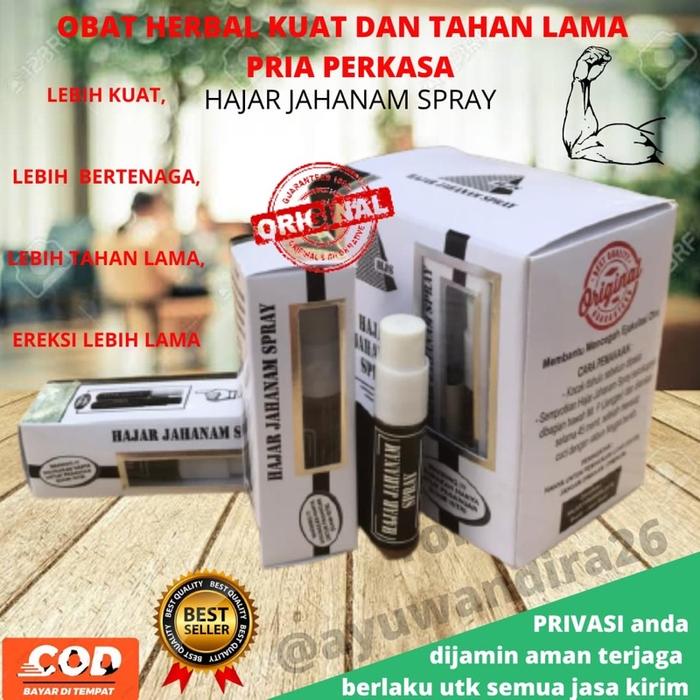 HAJAR JAHANAM SPRAY KADAR TINGGI 100% ORIGINAL| HERBAL OLES KUAT DAN TAHAN LAMA PRIA