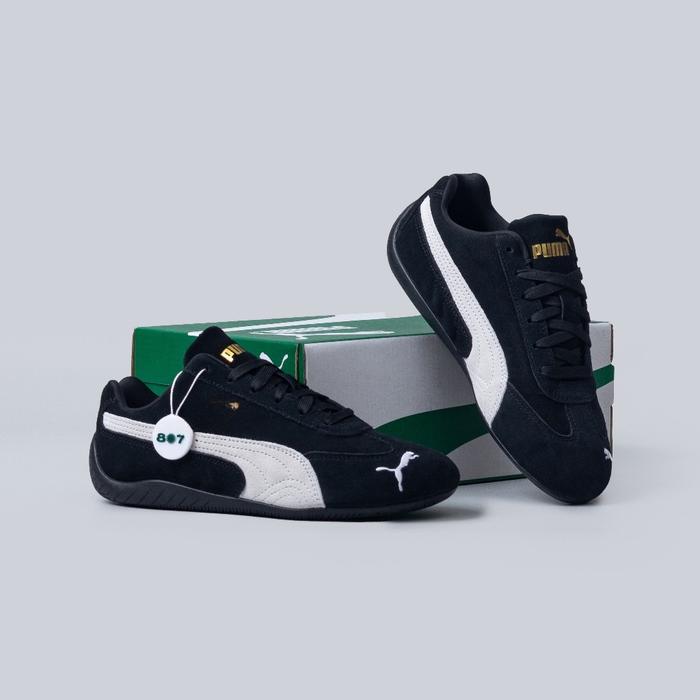 Puma Speedcat OG Black White Sepatu Asli Nyaman Sepatu Original  running shoes cowok  sepatu sneaker