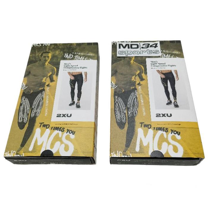 2XU MEN'S LIGHT SPEED COMPRESSION TIGHTS MCS - Celana Lari