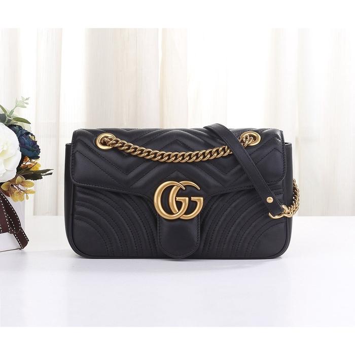 Gucci Marmont Small Shoulder Backpack Ukuran 22*13*6cm