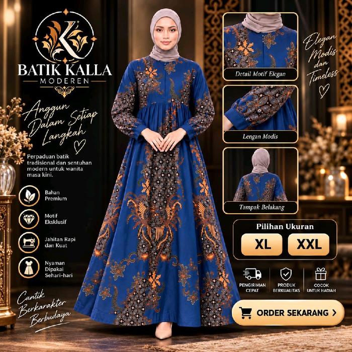 GAMIS MODEL BATIK MODERN 2026