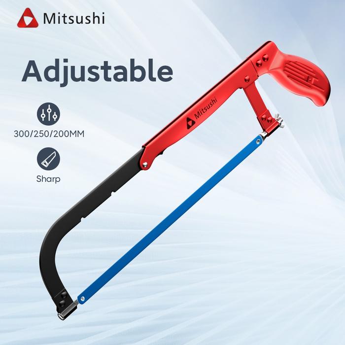 Mitsushi Gagang Gergaji Besi Bonus 1 Mata Gergaji - Hacksaw Frame Handle Saw