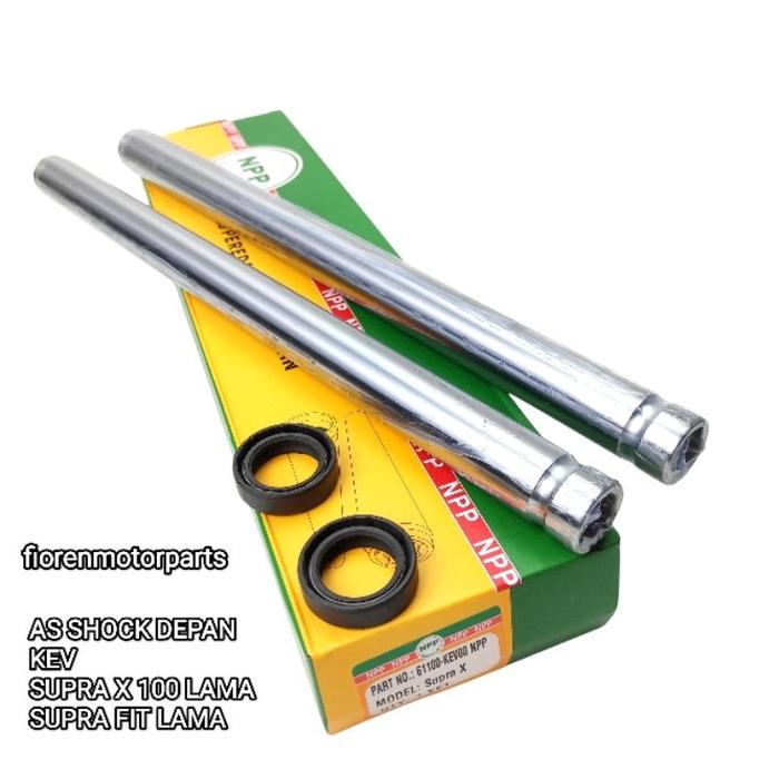 As Shock Depan + Seal Shock 1Pasang Supra X Lama Supra Fit Lama 100 61100-KEV00 Original Merk NPP