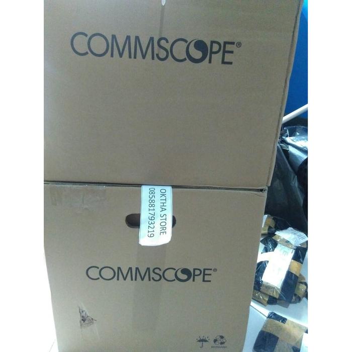 Kabel LAN AMP Commscope Cat 6 Biru Blue 1 roll