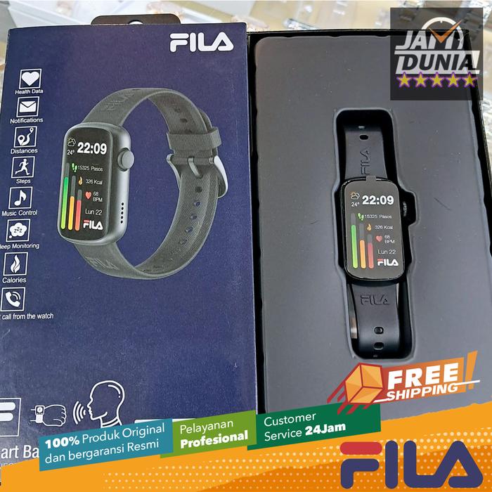 JAM SMARTWATCH UNISEX FILA BRAZ/15B JAM SMARTWATCH FILA PRIA DAN WANITA BRAZ 15B DIGITAL BLACK RUBBE