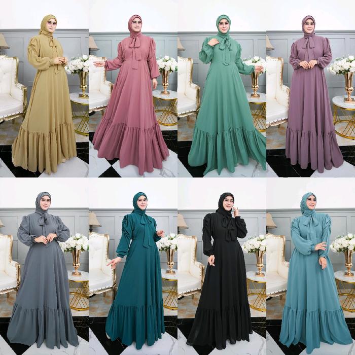 Dress/Gamis Zaina By Wings Syari