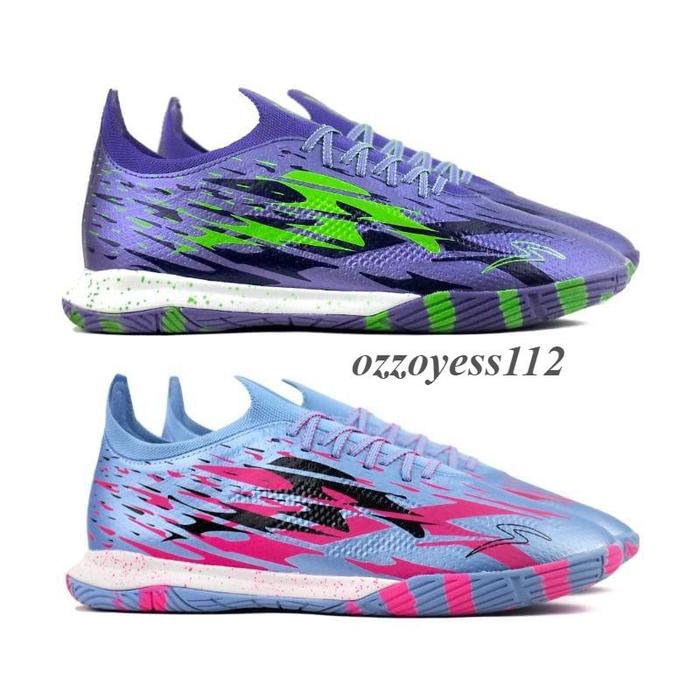 SEPATU FUTSAL SPECS ACCELERATOR ALPHA XTD ELITE FG LILAC BLUE OLAHRAGA SEPAK BOLA BEST QUALITY TERBA