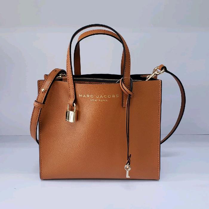 Tas Wanita MJ Authentic Marc Jacob Grind Mini Tote Colorblock ORIGINAL STORE