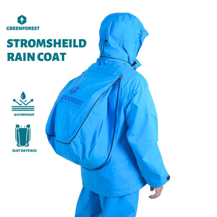 READY Greenforest Stormshield Raincoat Jas Hujan Setelan Jaket dan Celana