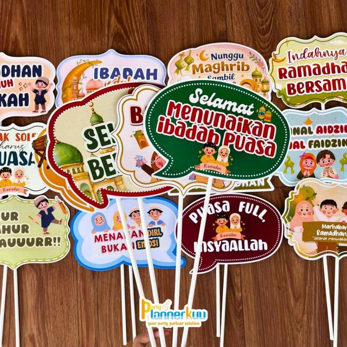 Safitiri Partyplannerkuu Properti Photobooth Ramadhan – Papan Karnaval Tema Ramadhan