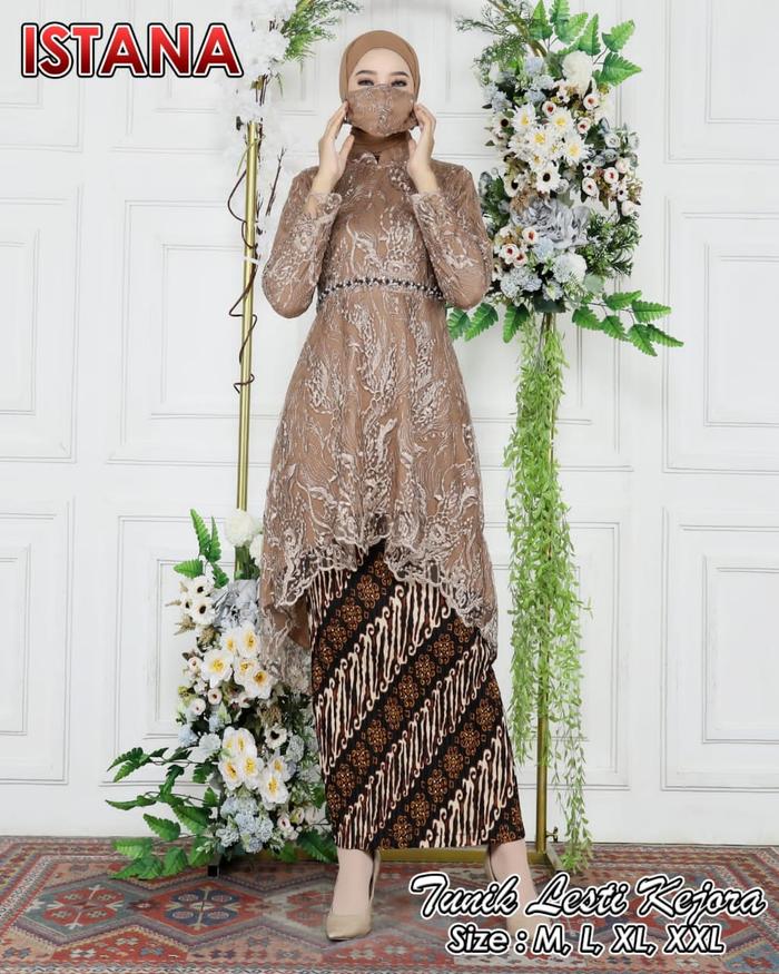 KEBAYA MODERN SET KEBAYA PINGUIN BAJU KEBAYA KONDANGAN SET LESTI KEJORA PREMIUM KEBAYA PESTA SETELAN