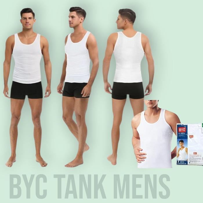 Kaos BYC Singlet Pria Dewasa Berbahan Katun Lembut Dan Nyaman Anti Bakterial dan Menyerap Keringat B