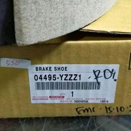 Kampas rem belakang Brake shoe belakang ASLI ORI Toyota untuk kijang super 5K,kijang grand,kijang ka