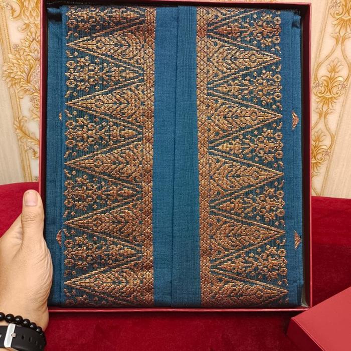 Bahan baju songket padang.pria wanita/asli tenun tangan/spesial edition