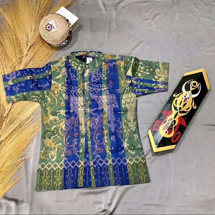HEM SESER BATIK PRIA // KEMEJA SESER BATIK LENGAN PENDEK