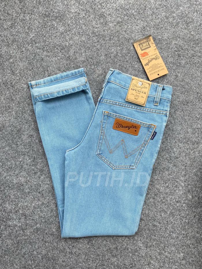 Celana jeans panjang pria wrangler fit reguler tebal original jeans panjang pria standart reguler uk