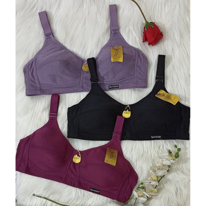 ESSE | BRA JUMBO Busa Tipis Tanpa Kawat / BH WANITA / ESSE 399