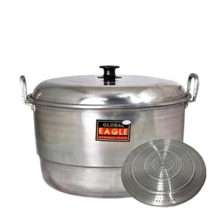 Panci Kukus 45cm Global Eagle Dandang Langseng Steamer Alumunium Jumbo