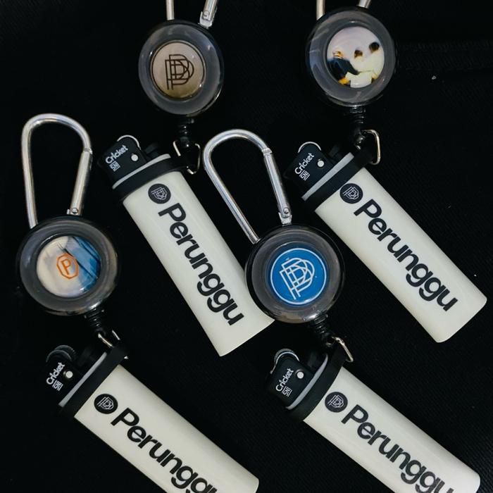 Carbiner Keychain Band Perunggu